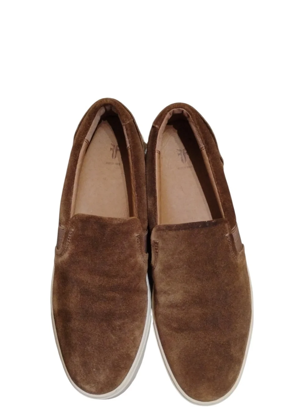 Frye Women's Ivey Brown Suede Slip-On Casual Shoes Size 9.5